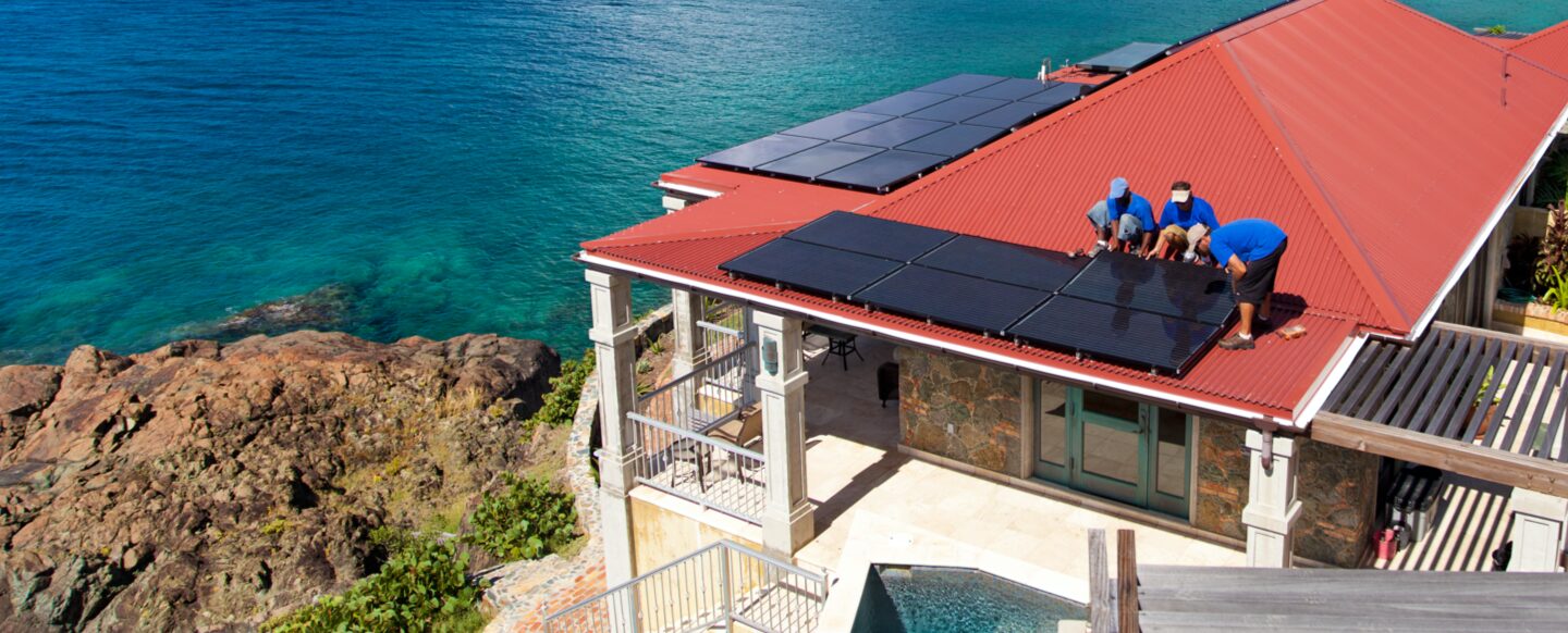 Solar Maintenance Team Rooftop