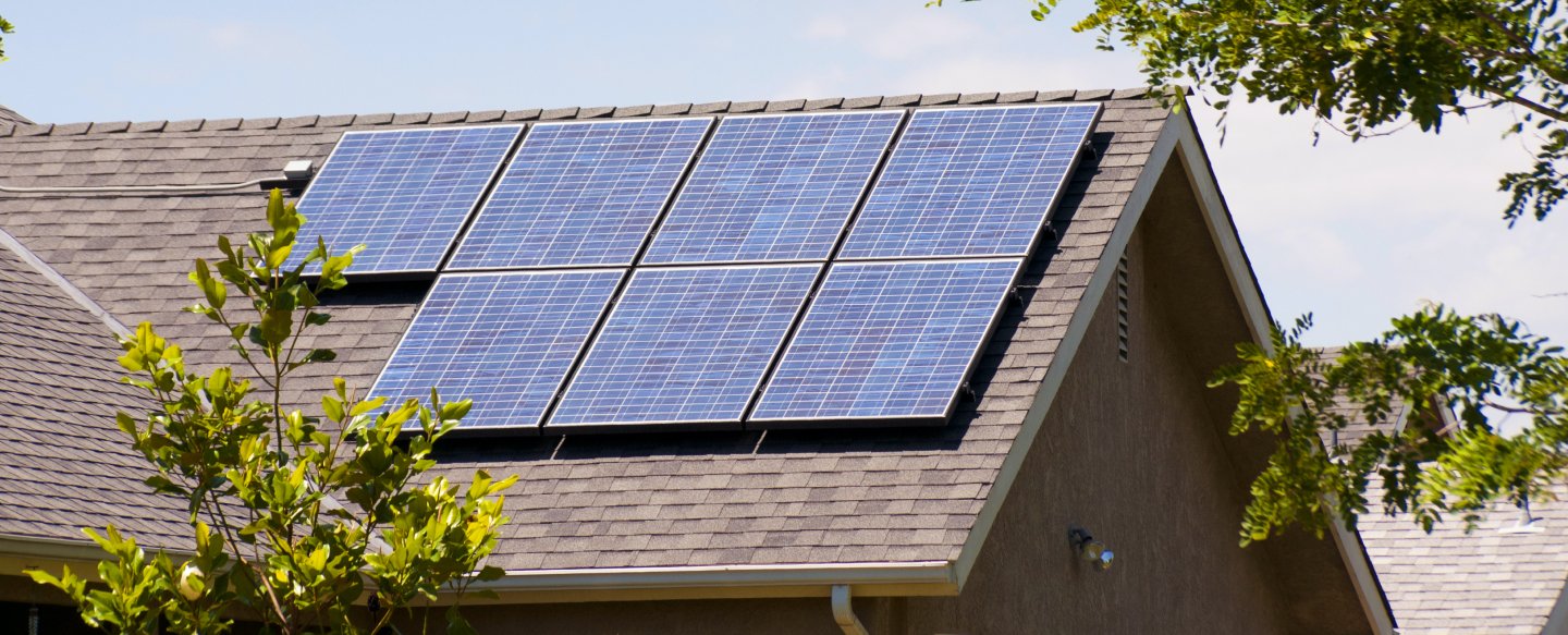 Residential Roof Solar Panel Installation